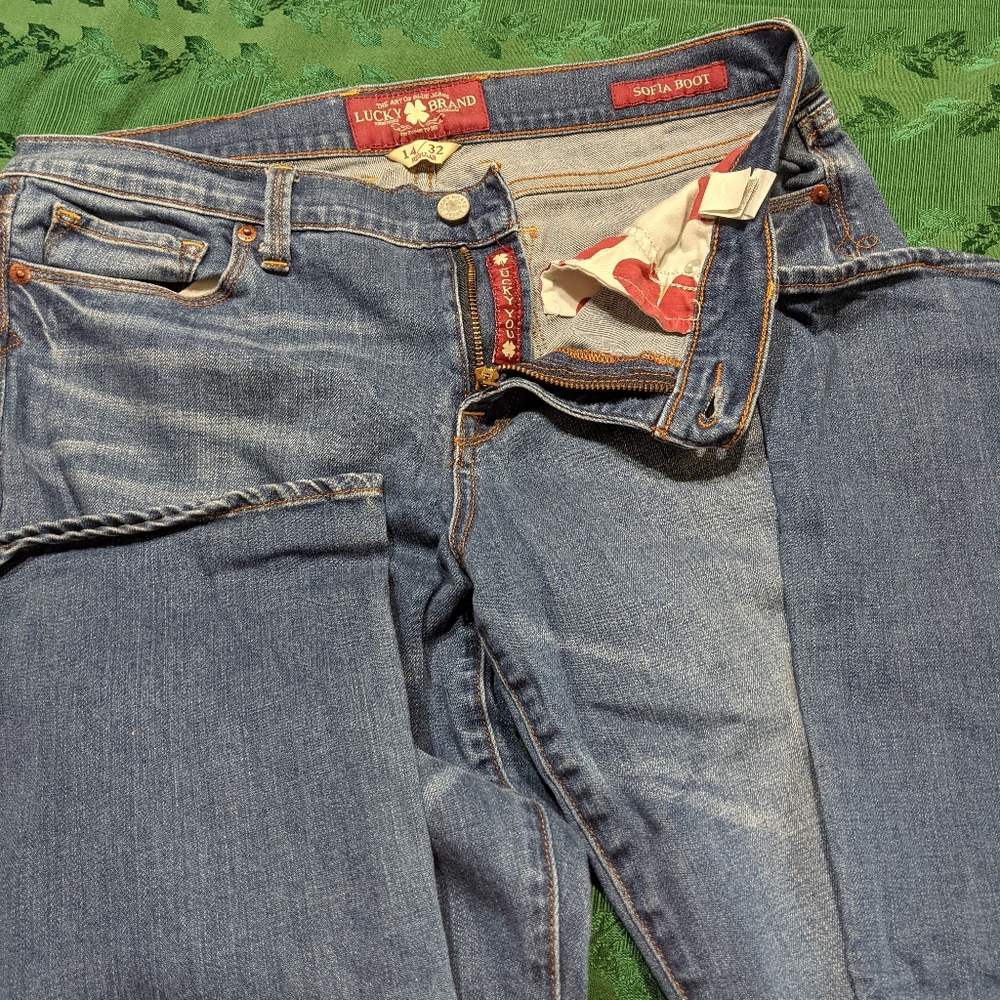 LUCKY BRAND Sofia Boot Cut Bootcut Jeans 14 32 32"